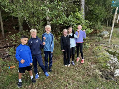 f.v.: Benjamin, Bernt, Ovin, Tonje, Lotte og Julia